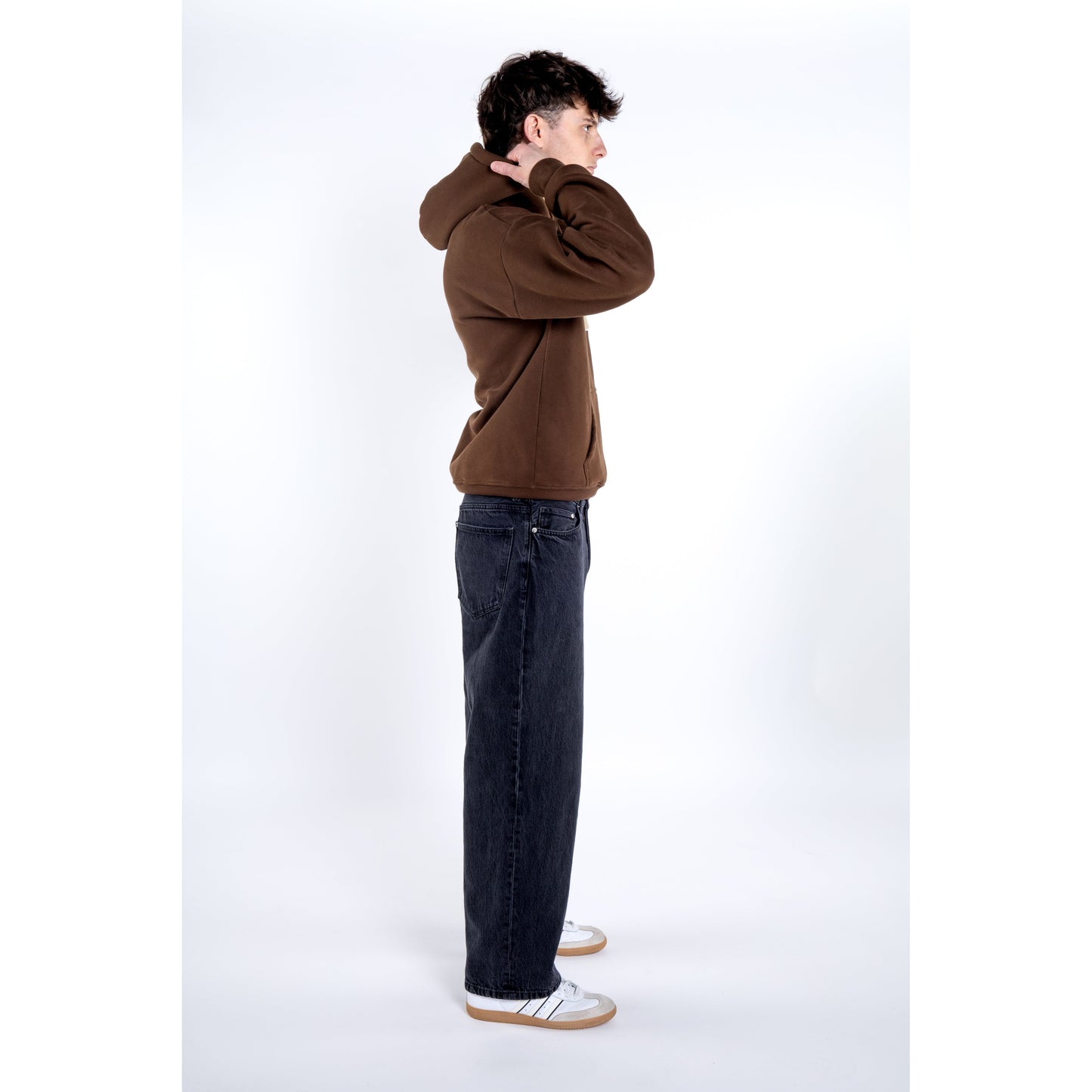 Optique Brown Hoodie