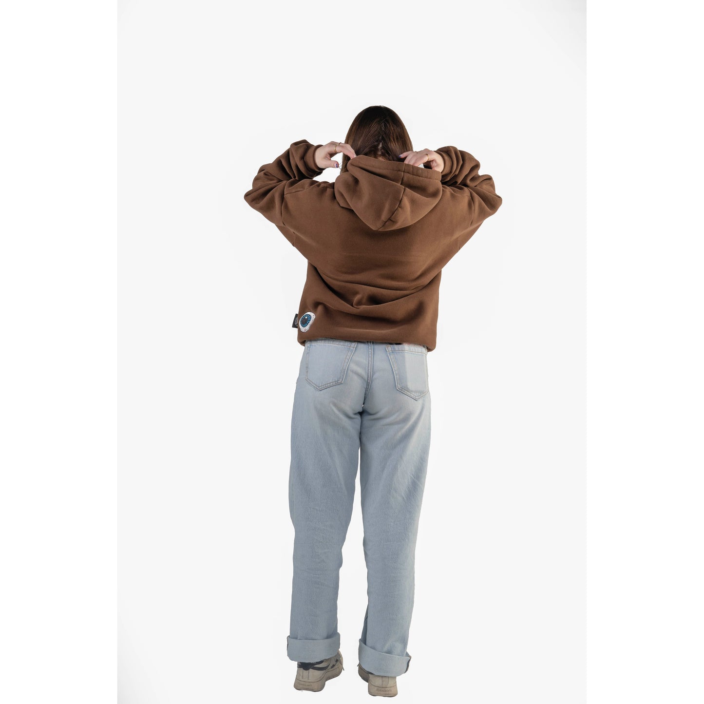 Optique Brown Hoodie